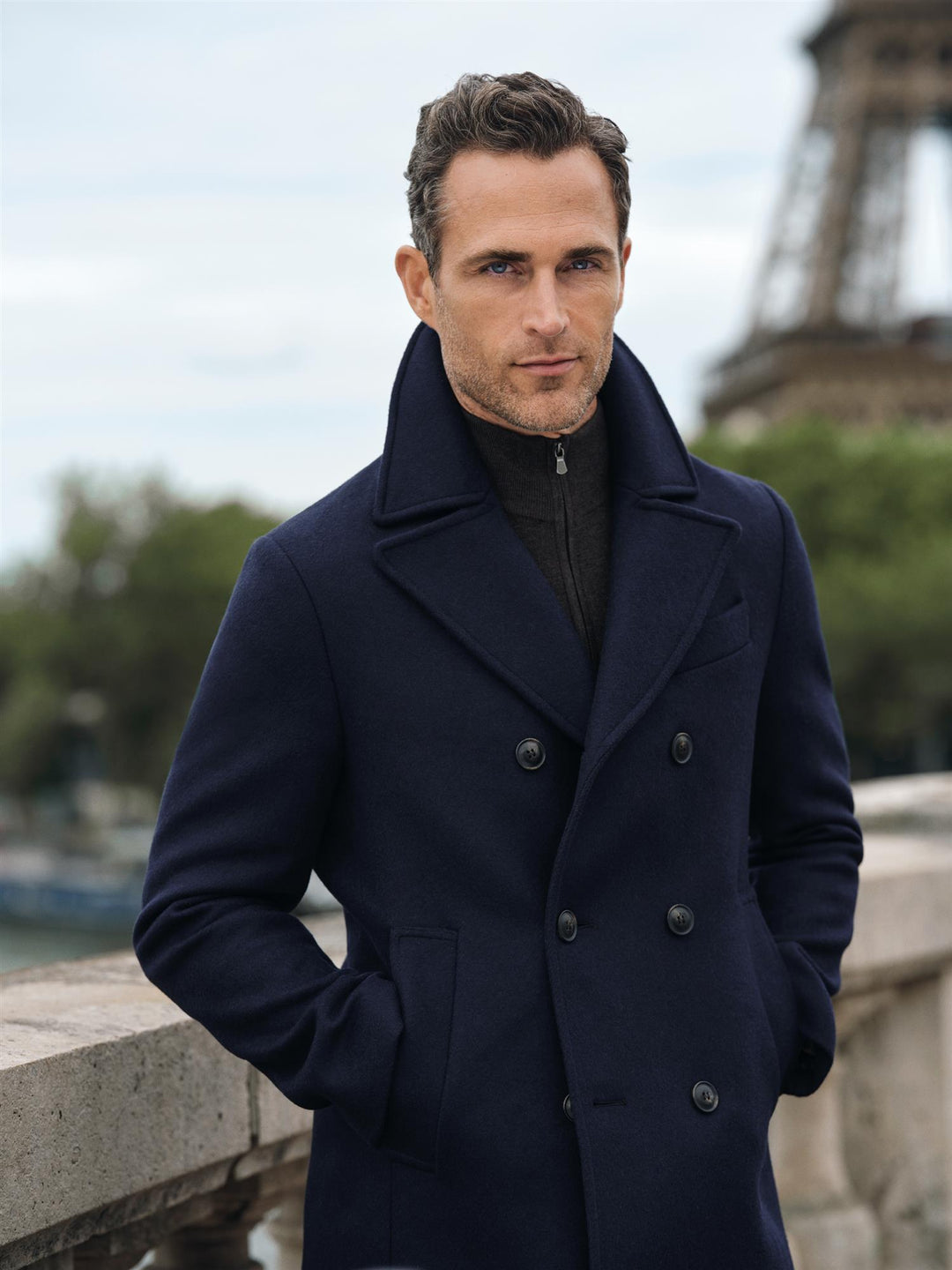 Paris peacoat