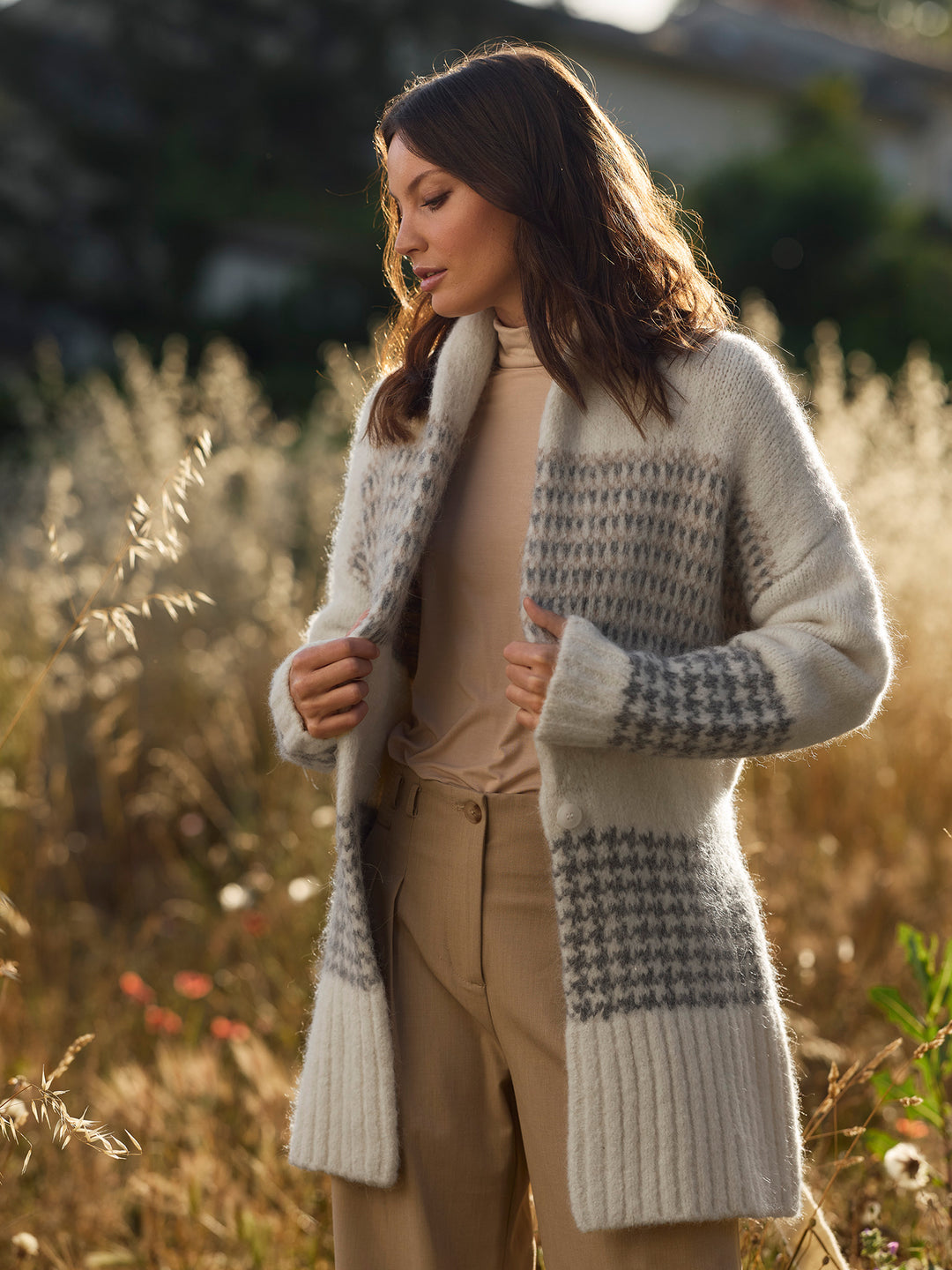 Spirit Glencheck Cardigan