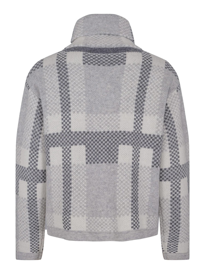 Check Cardigan
